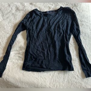 Shirt with lace detail linen